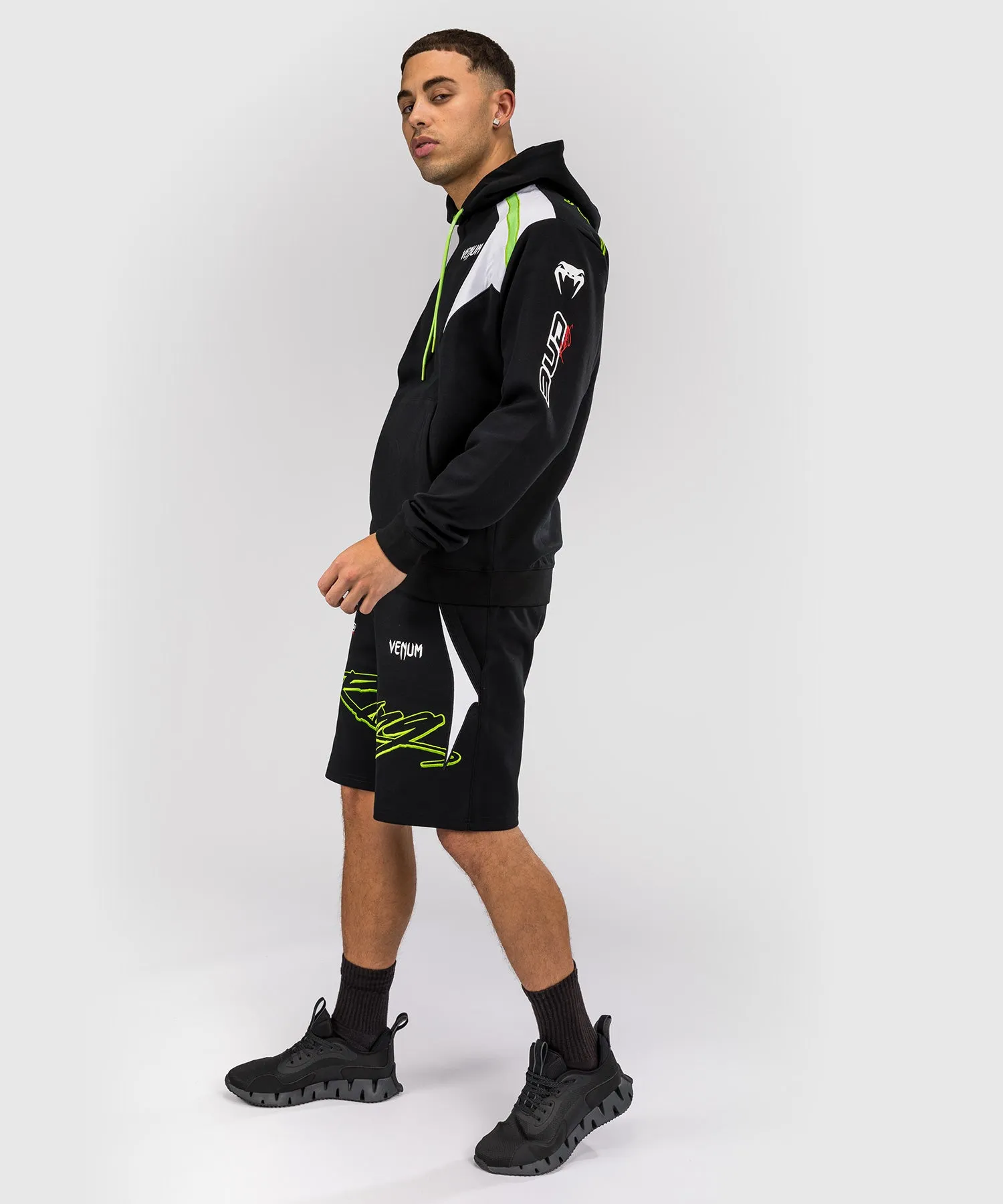 Venum x Bud Racing Men’s Hoodie - Black/White/Lime Green