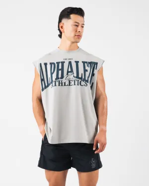 Vintage Muscle Tank - Chrome Alphalete Athletics