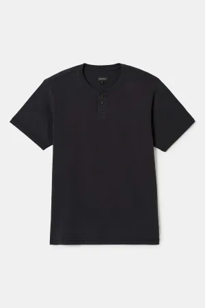 Vintage Reserve S/S Henley - Black Sol Wash Brixton
