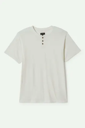 Vintage Reserve S/S Henley - Off White Sol Wash Brixton