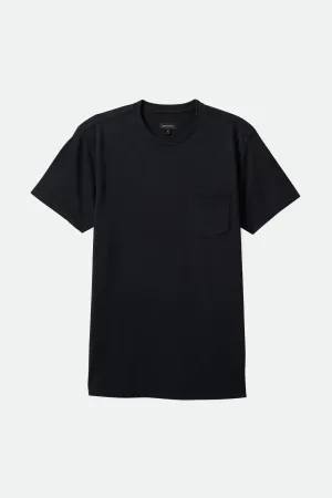 Vintage Reserve S/S Pocket T-Shirt - Black Sol Wash Brixton