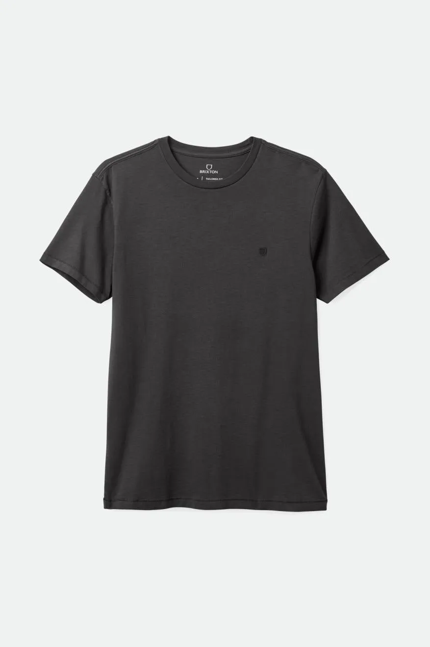 Vintage Reserve S/S T-Shirt - Black Sol Wash Brixton
