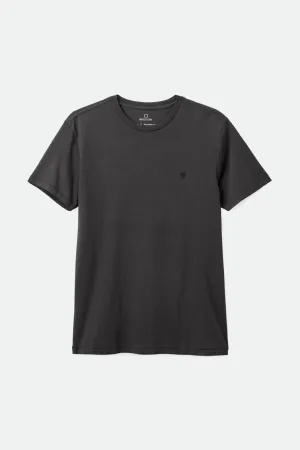 Vintage Reserve S/S T-Shirt - Black Sol Wash Brixton
