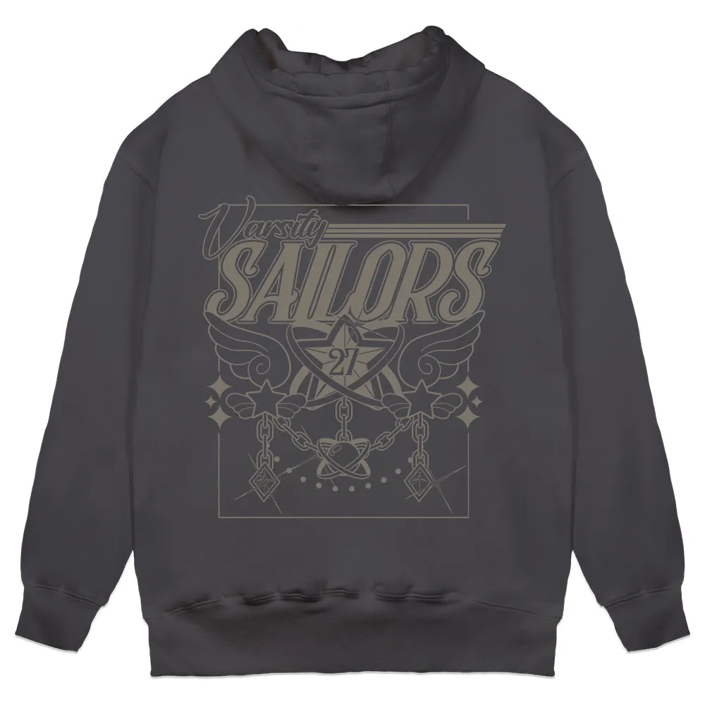 Vioncii Varsity Sailors Hoodie (Grey/Olive)