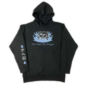 VIVICHANTHEDRAGON Blue Flames Anime Hoodie