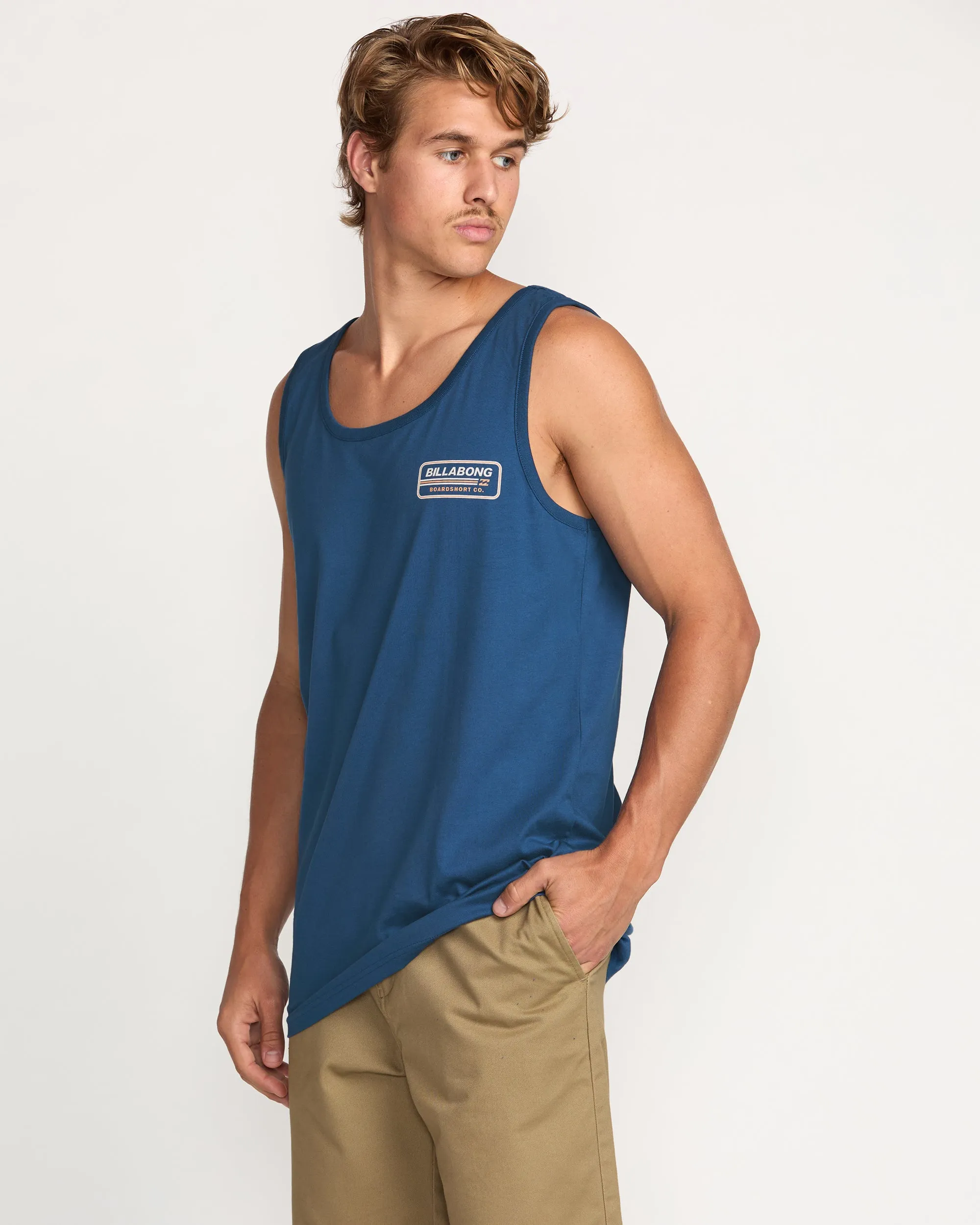 Walled Premium Tank - Deep Blue Billabong
