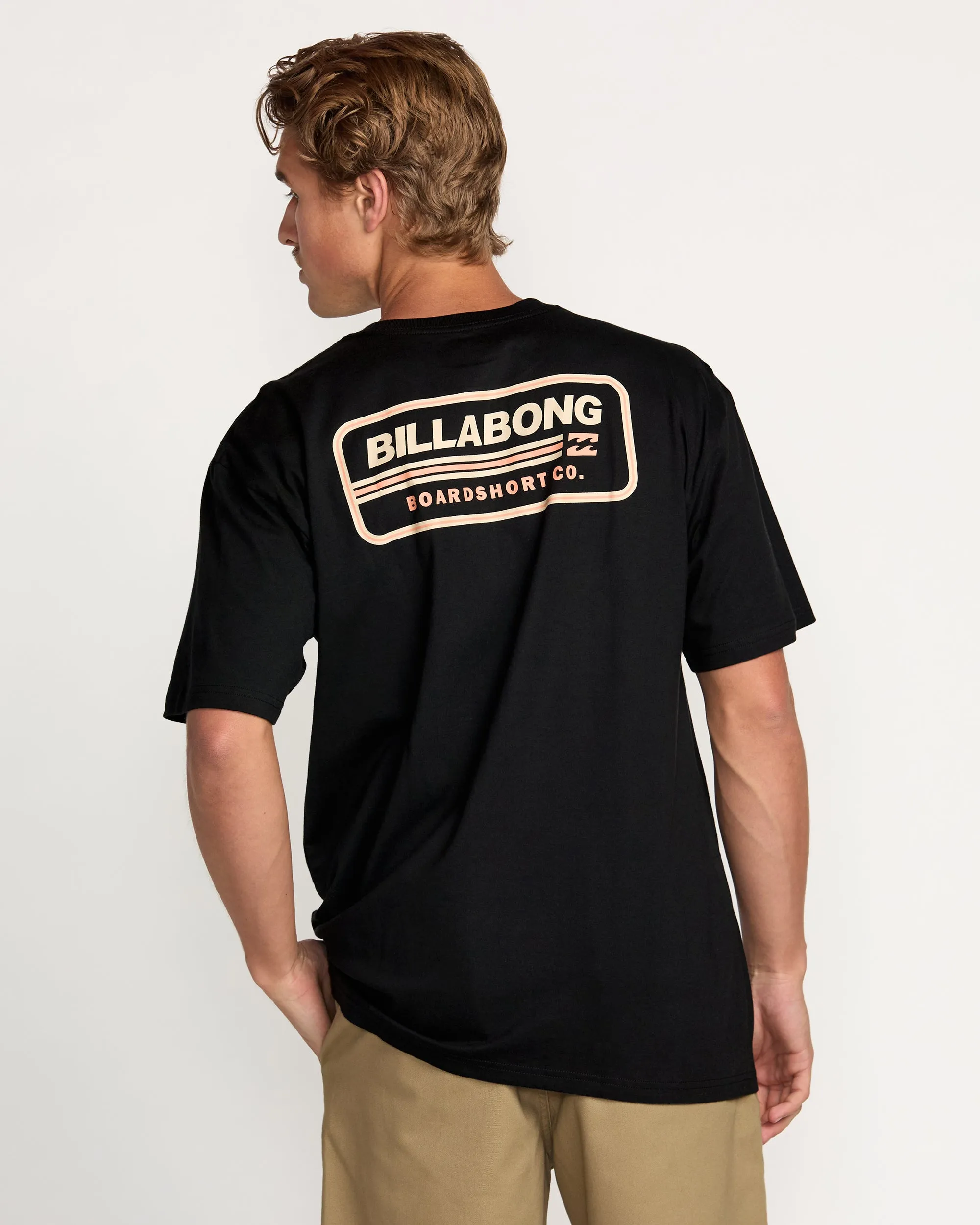 Walled Regular Tee - Black Billabong