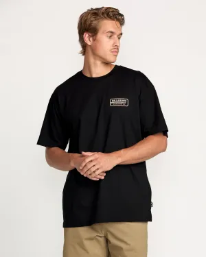 Walled Regular Tee - Black Billabong