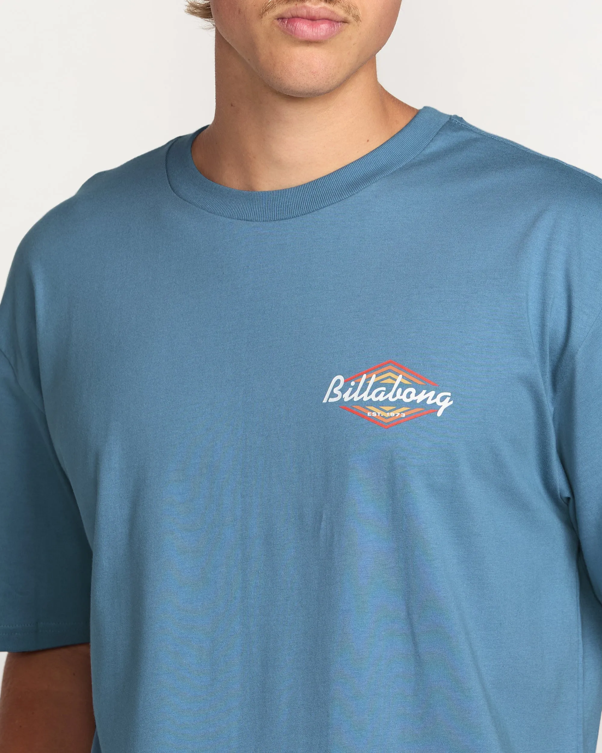 Walled Regular Tee - Carolina Blue Billabong