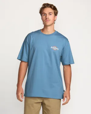 Walled Regular Tee - Carolina Blue Billabong