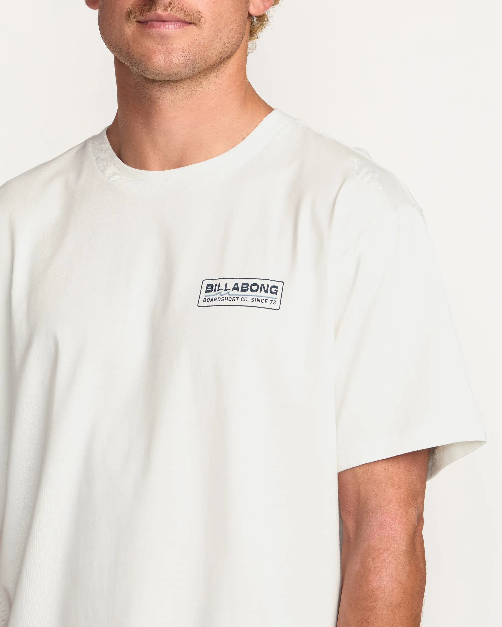 Walled Regular Tee - Off White Billabong
