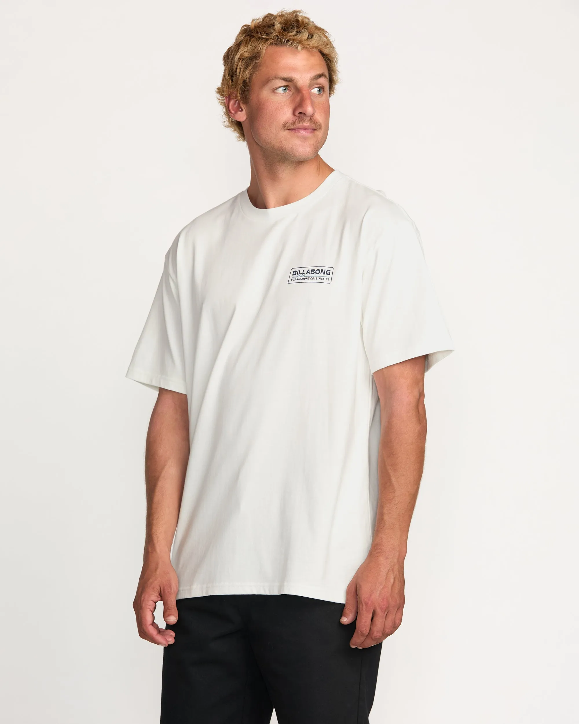 Walled Regular Tee - Off White Billabong