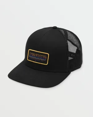 Walled Trucker Hat - Black Billabong