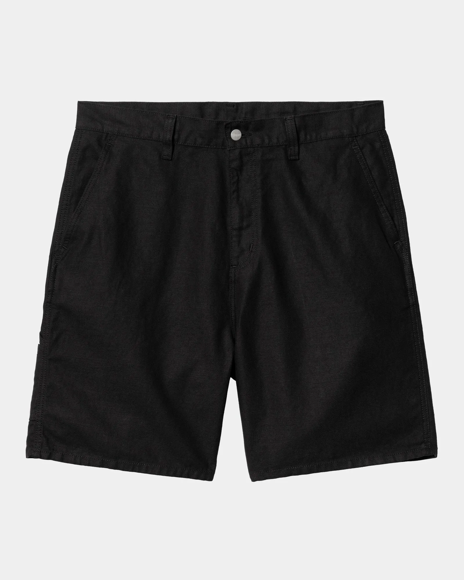 Walter Linen Single Knee Short | Black Carhartt WIP