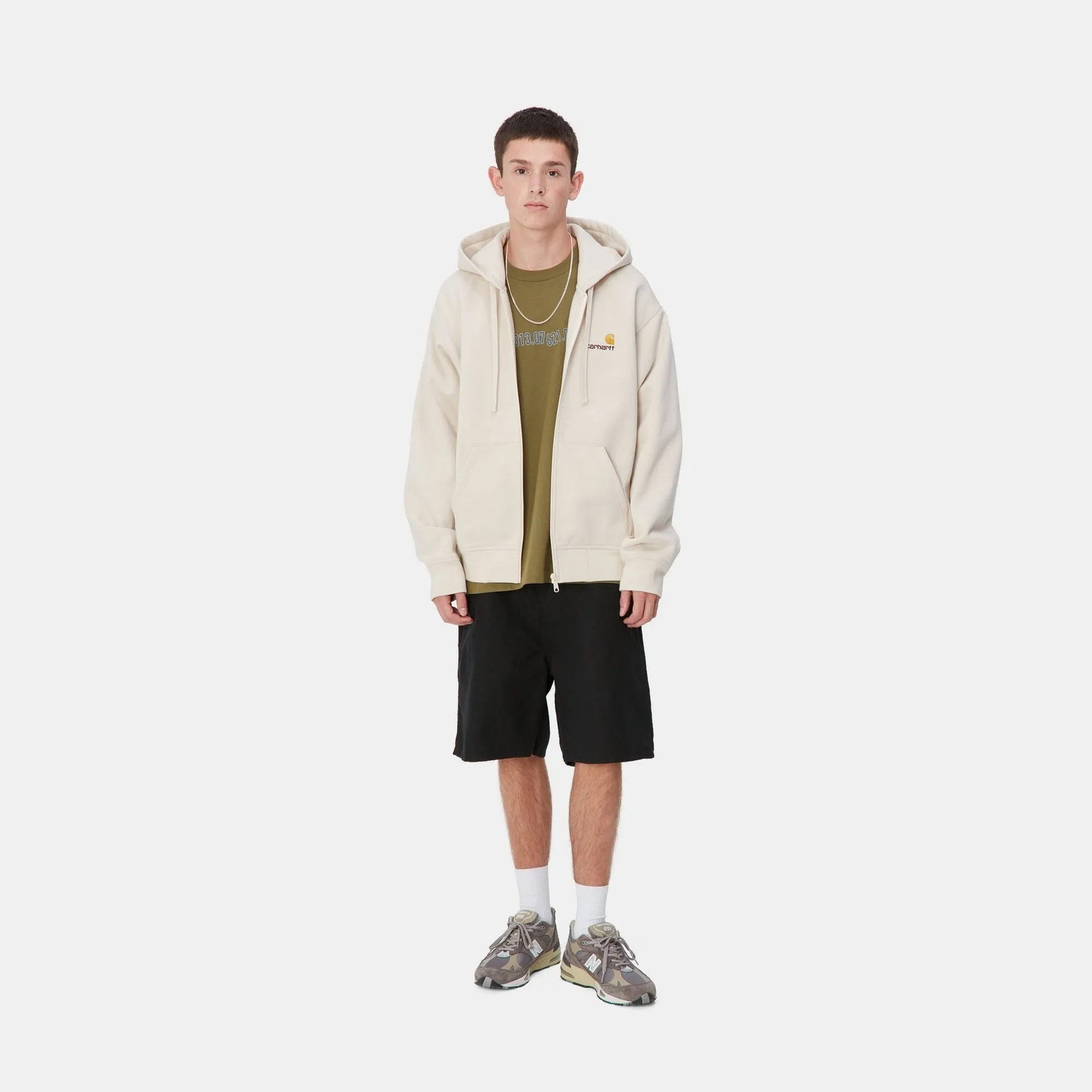 Walter Linen Single Knee Short | Black Carhartt WIP