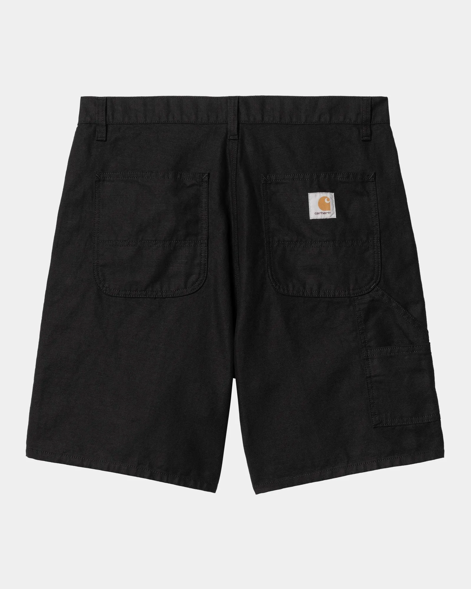 Walter Linen Single Knee Short | Black Carhartt WIP