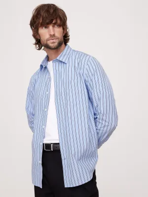 Washed Cotton Poplin Shirt Banana Republic