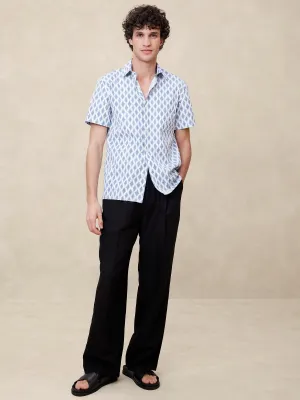 Washed Cotton Poplin Shirt Banana Republic