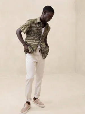 Washed Cotton Poplin Shirt Banana Republic