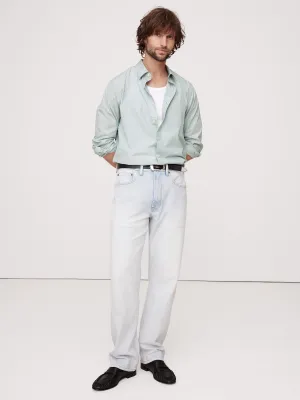 Washed Cotton Poplin Shirt Banana Republic