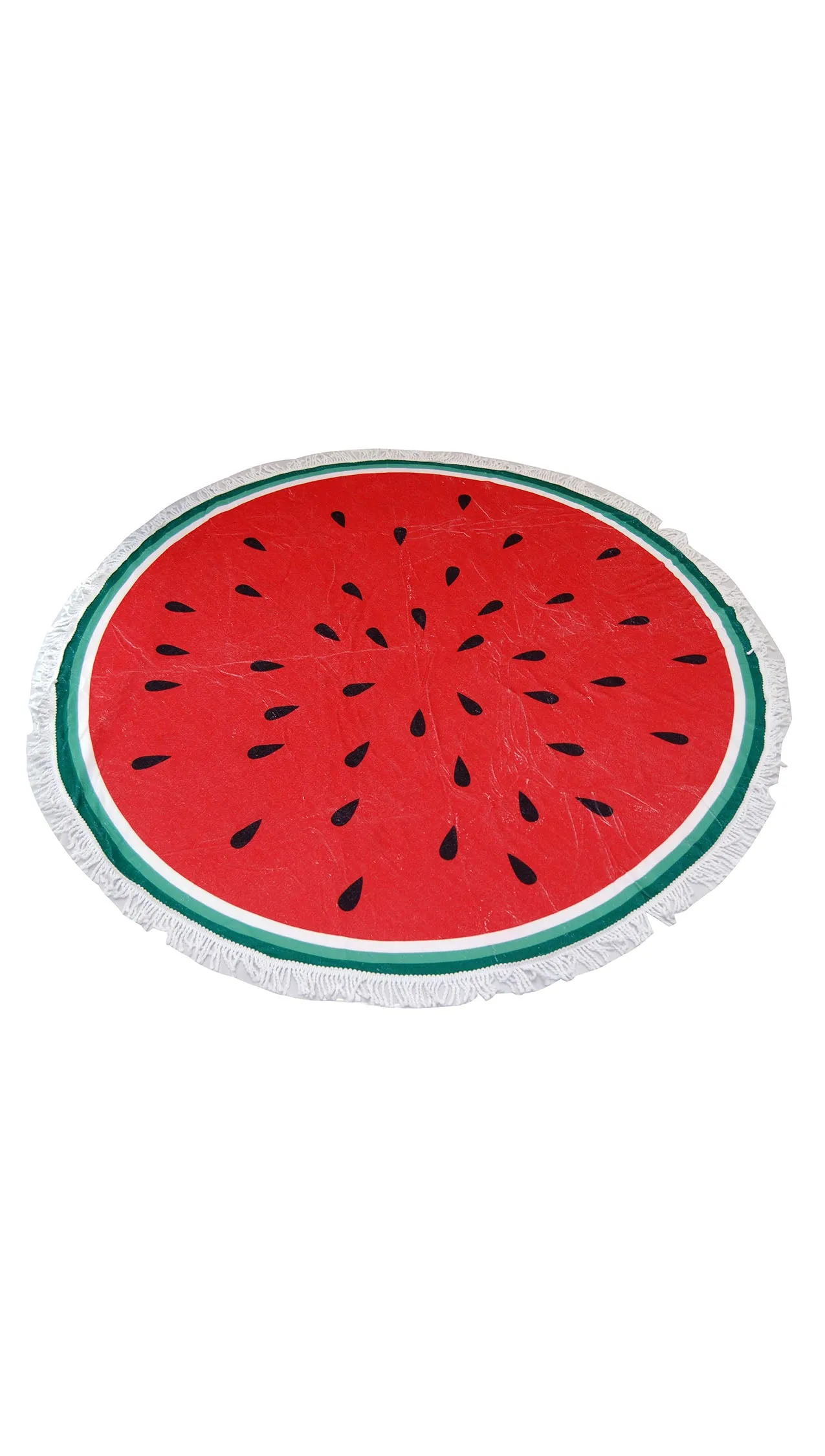 Watermelon Round Fringe Beach Towel Throw Blanket