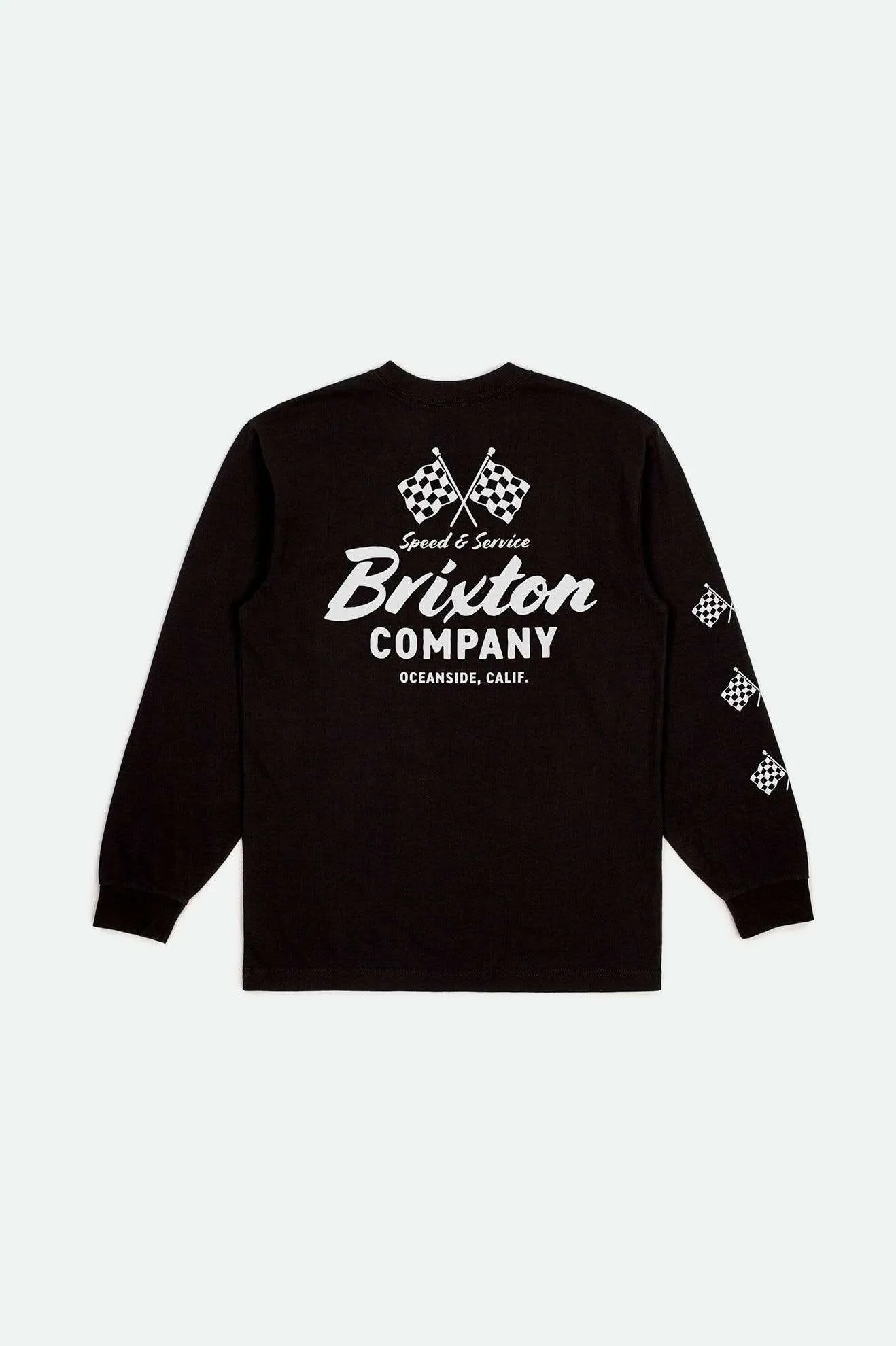 Wayburn L/S Standard T-Shirt - Black Brixton