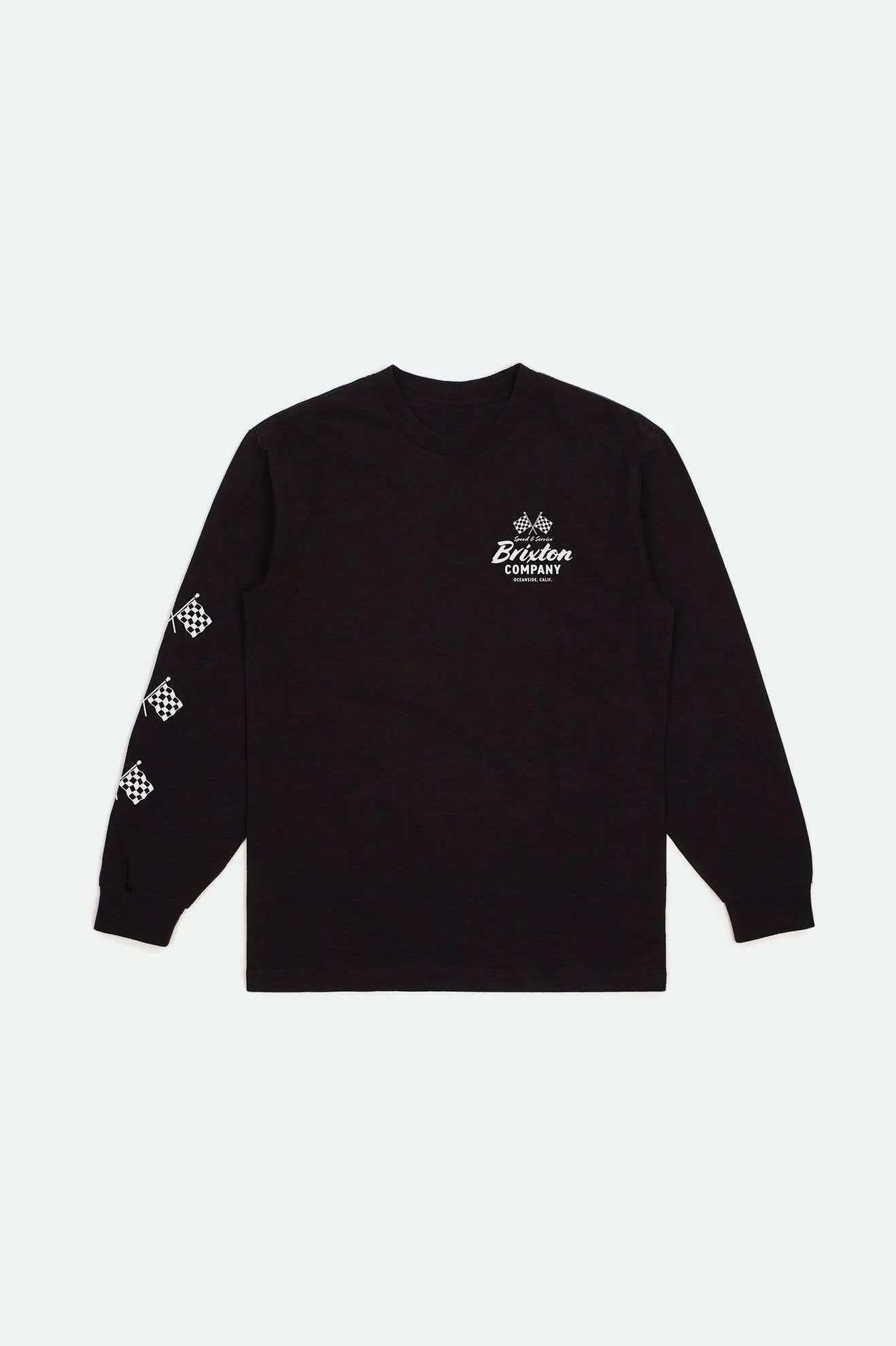 Wayburn L/S Standard T-Shirt - Black Brixton