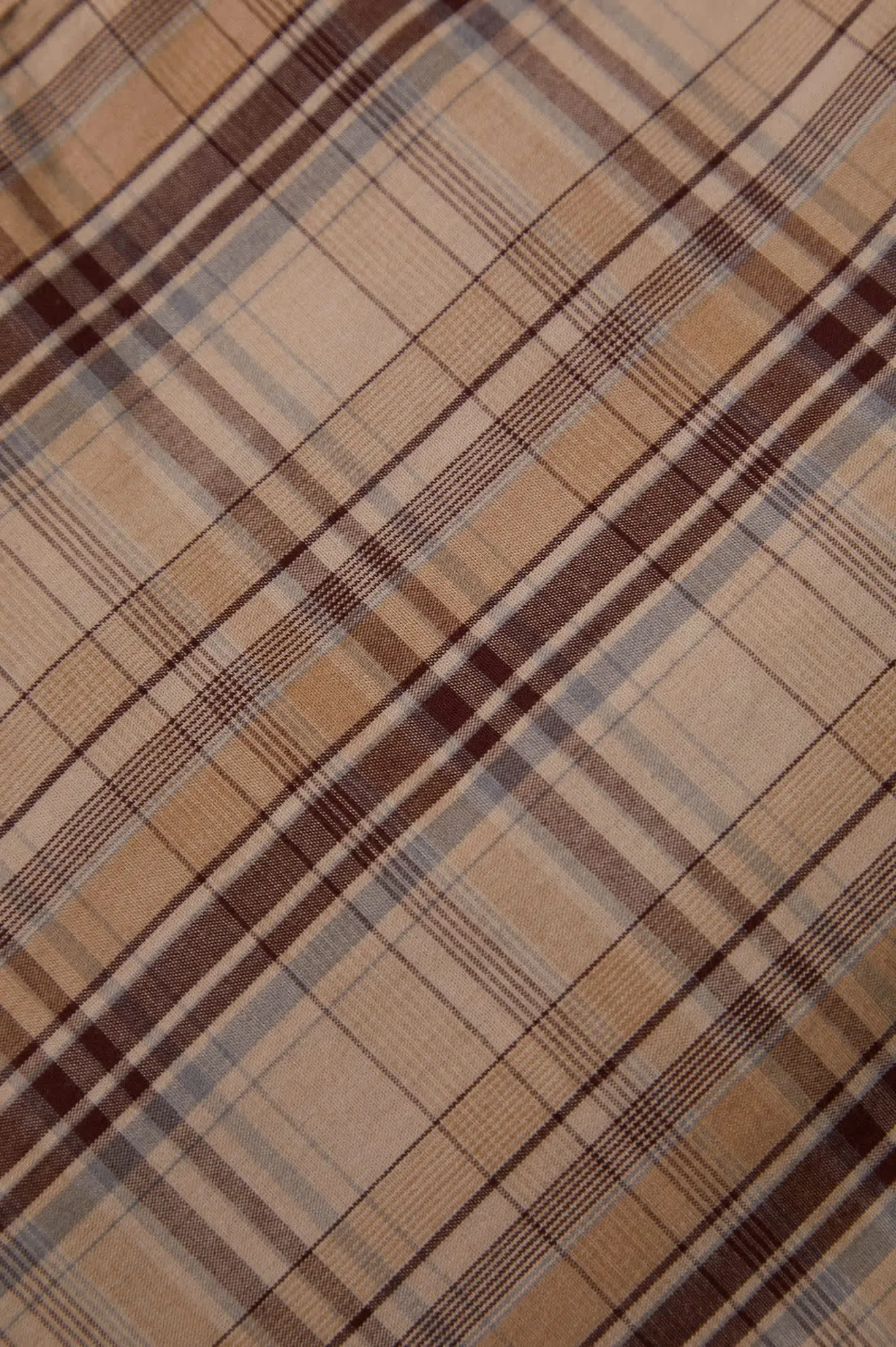 Wayne Western S/S Shirt - Western Plaid Brixton