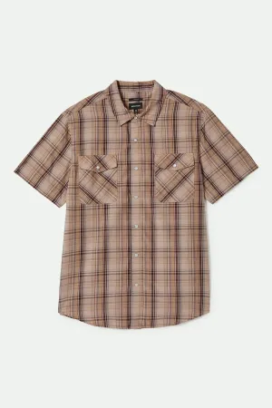 Wayne Western S/S Shirt - Western Plaid Brixton