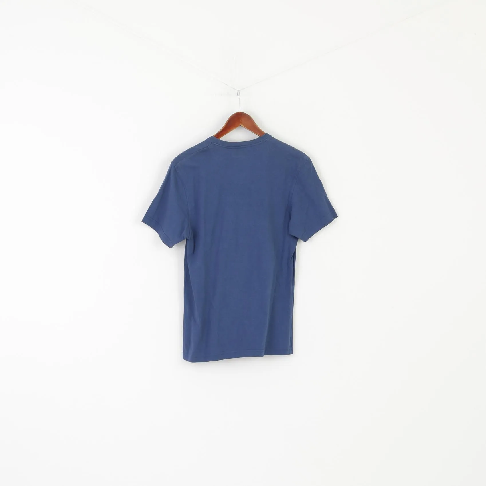 Weenicons Sport Men S Shirt Navy Cotton Graphic Bend It Crew Neck Top