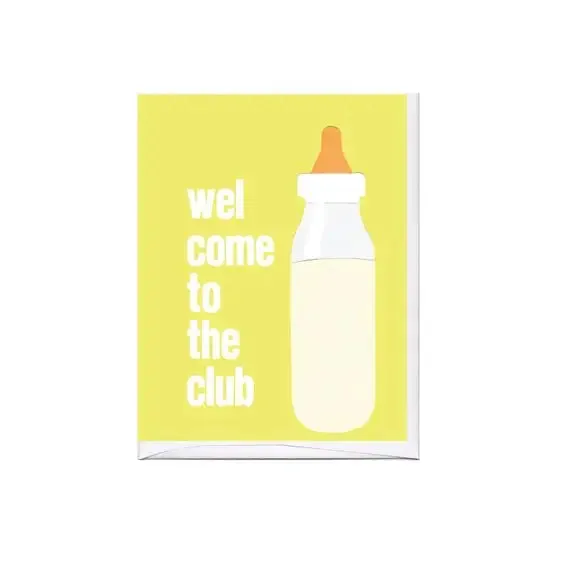 Welcome To the Club New Baby Greeting Card