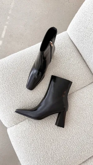 Wez Boots - Black Shine Billy J
