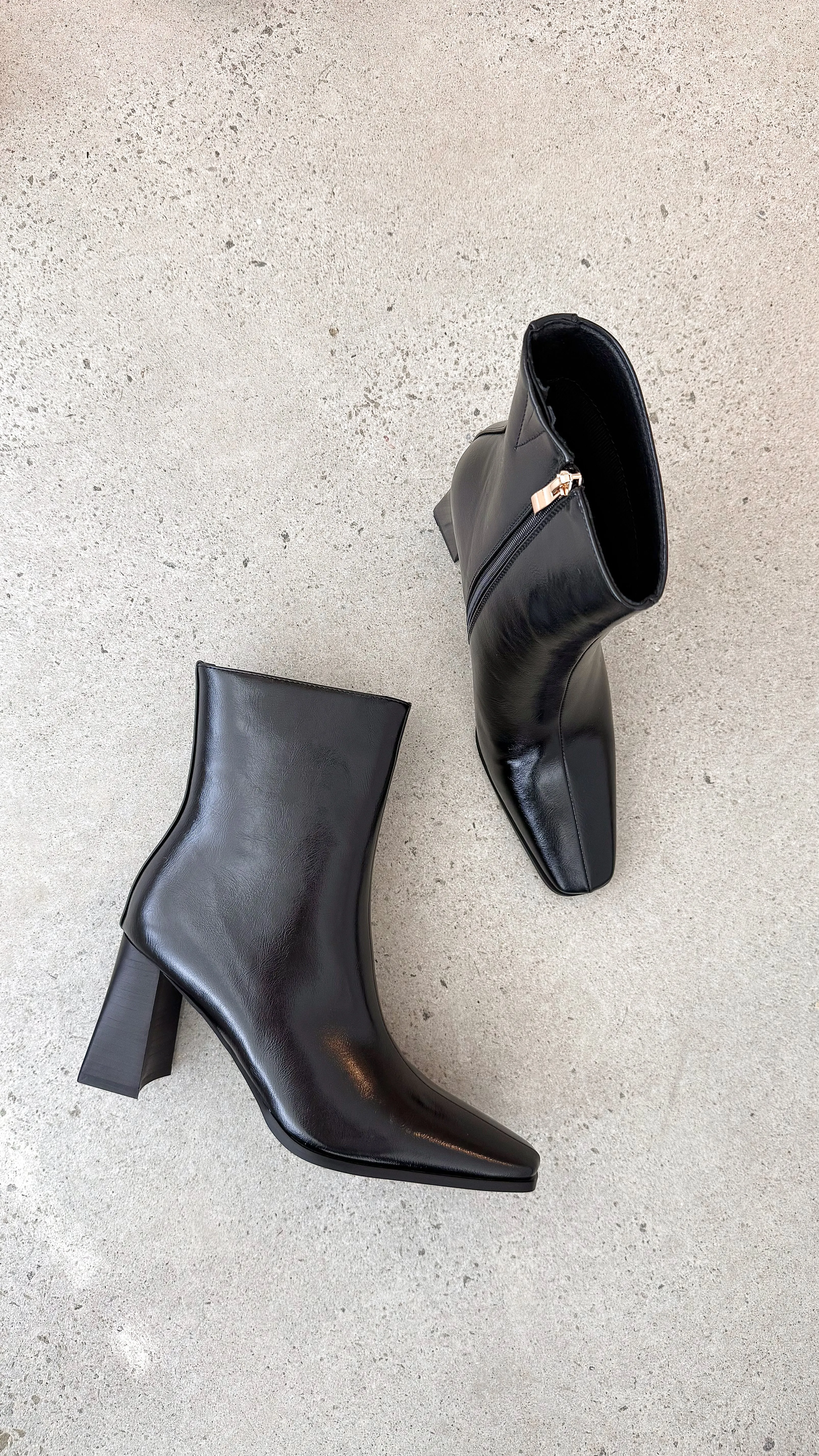 Wez Boots - Black Shine Billy J