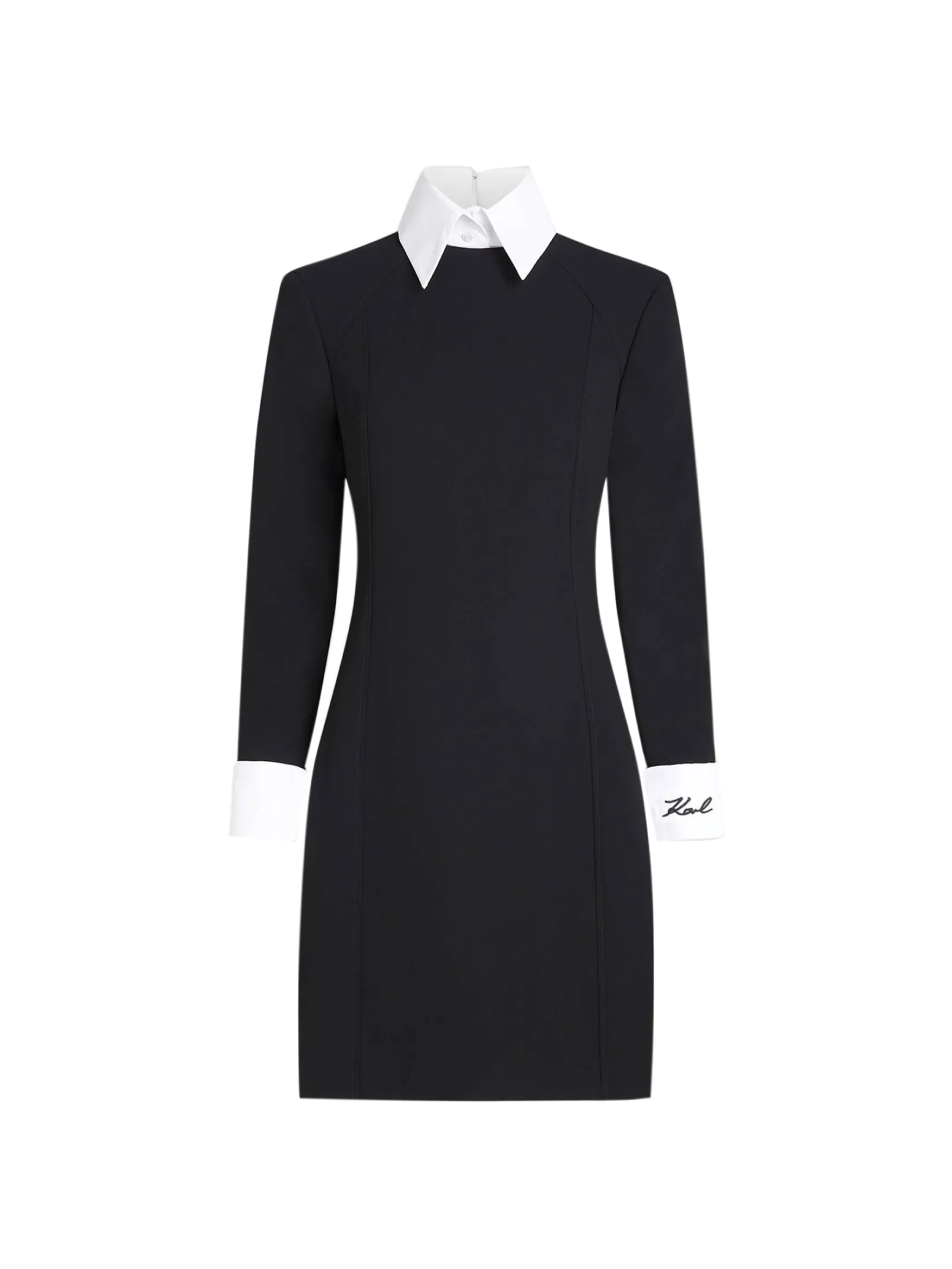 WHITE COLLAR DRESS