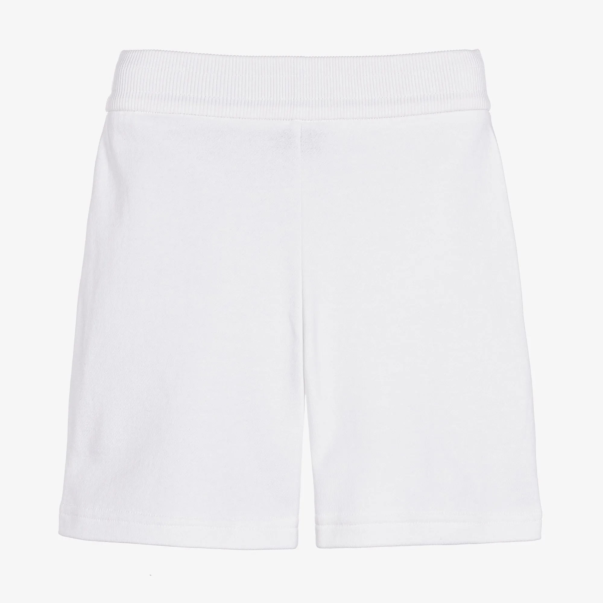 White Logo Shorts