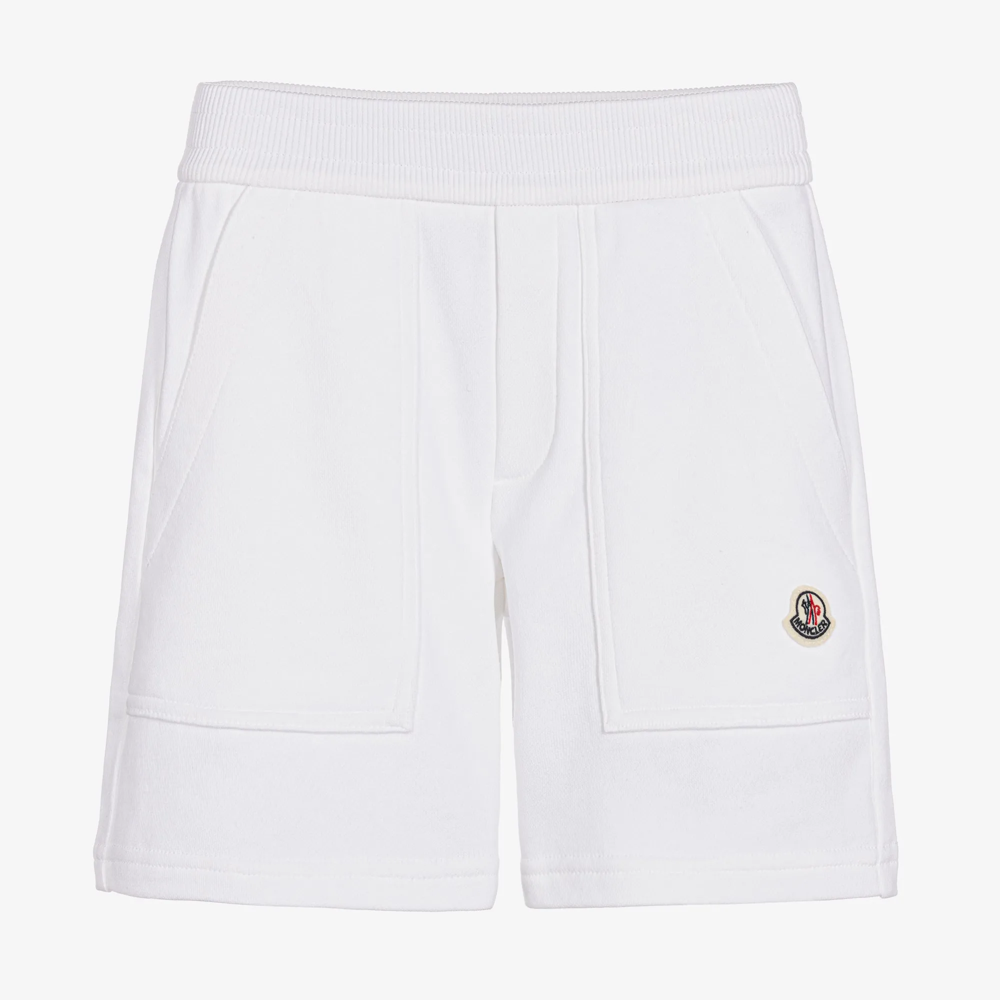 White Logo Shorts