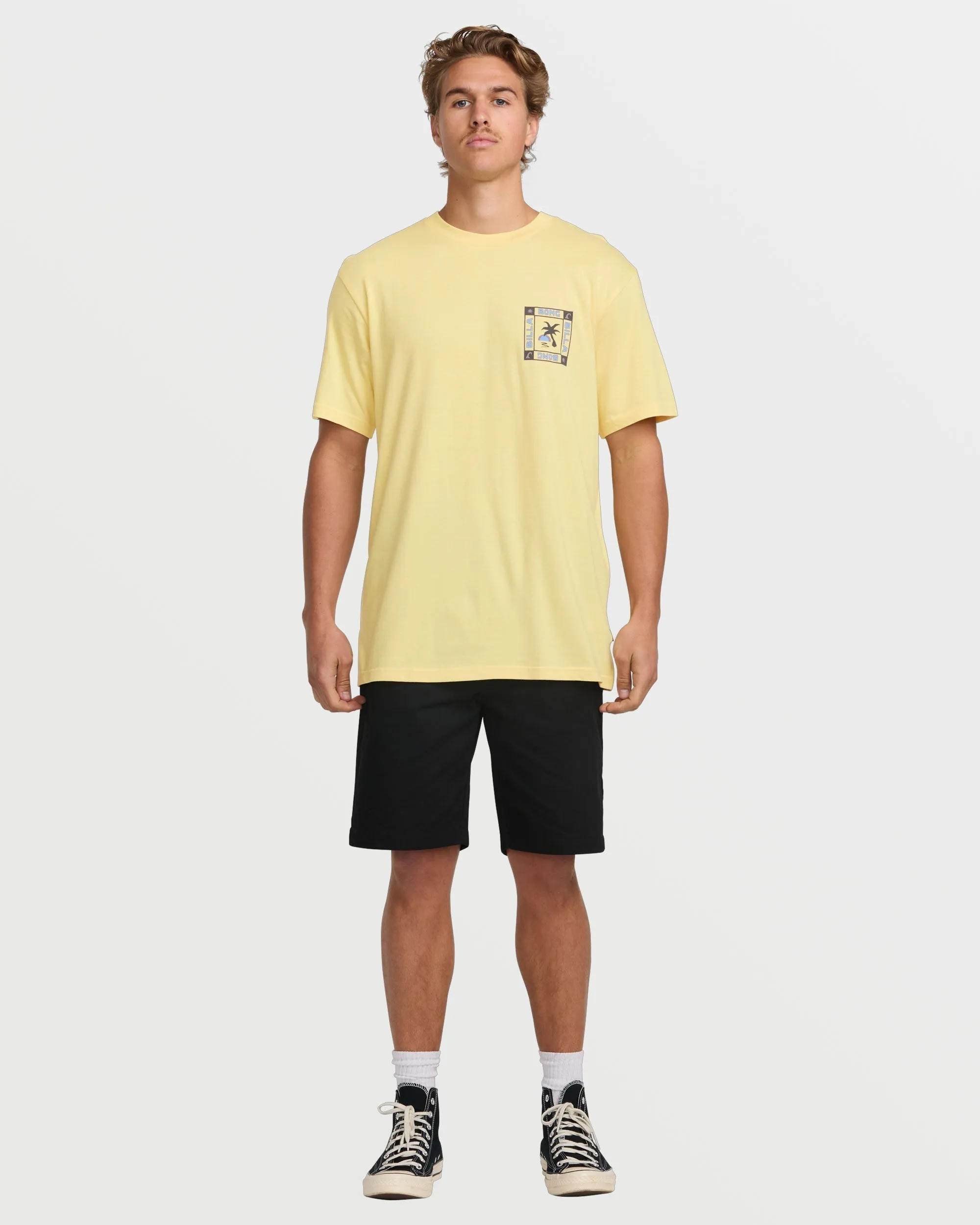 Window Premium Tee - Papaya Billabong