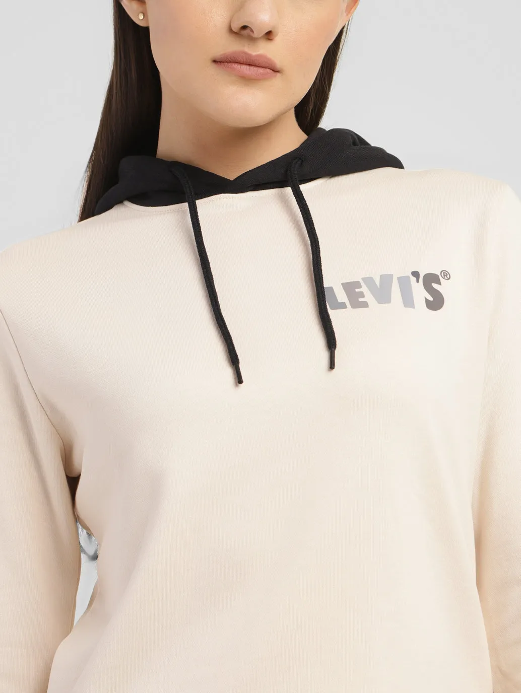 Women's Brand Logo Hooded Sweatshirt LEVI'S