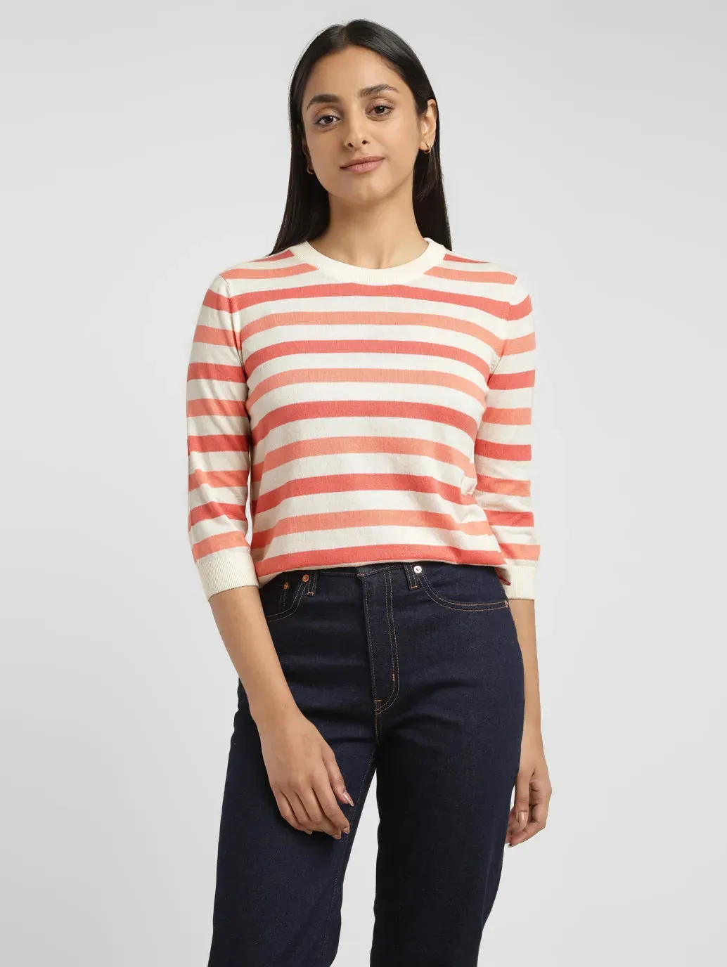 Women's Striped Crew Neck Pullover LEVI'S