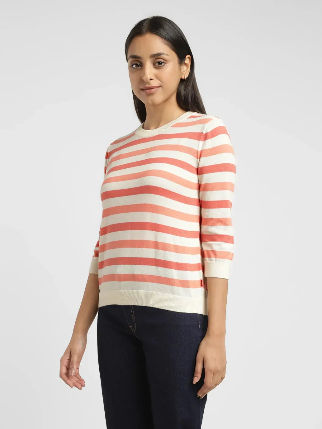 Women's Striped Crew Neck Pullover LEVI'S