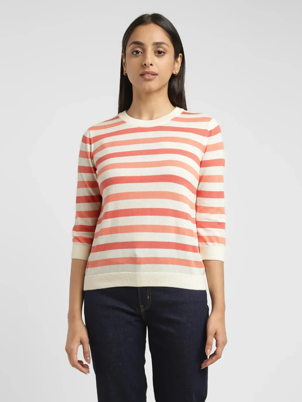 Women's Striped Crew Neck Pullover LEVI'S