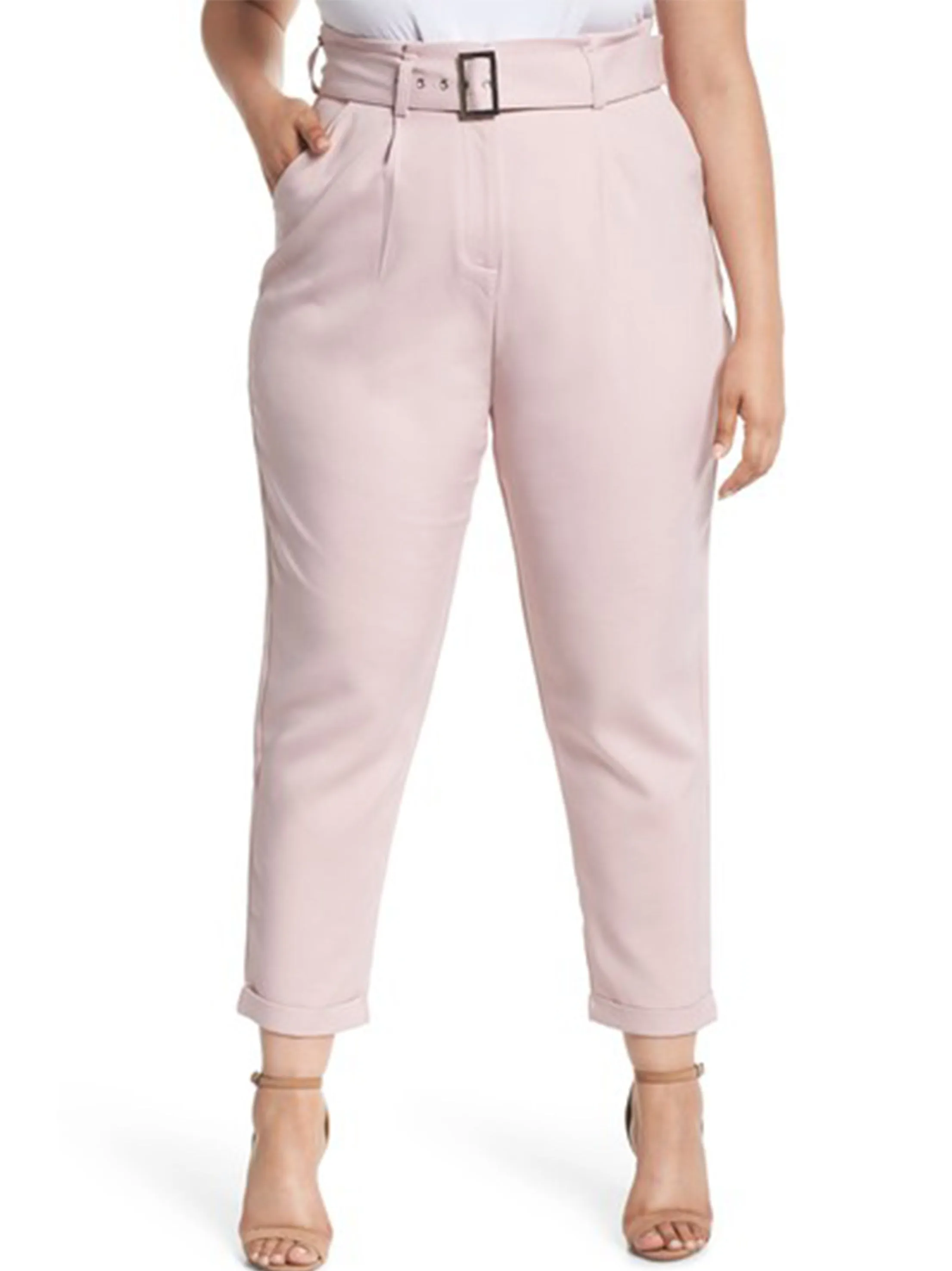 Women's Textured Pant,Pink