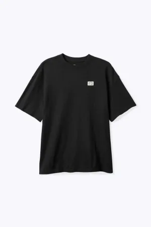 Woodburn Heavyweight Relaxed T-shirt - Black Classic Wash Brixton