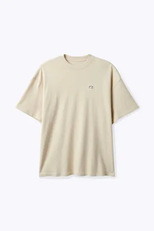Woodburn Heavyweight Relaxed T-shirt - Cream Classic Wash Brixton