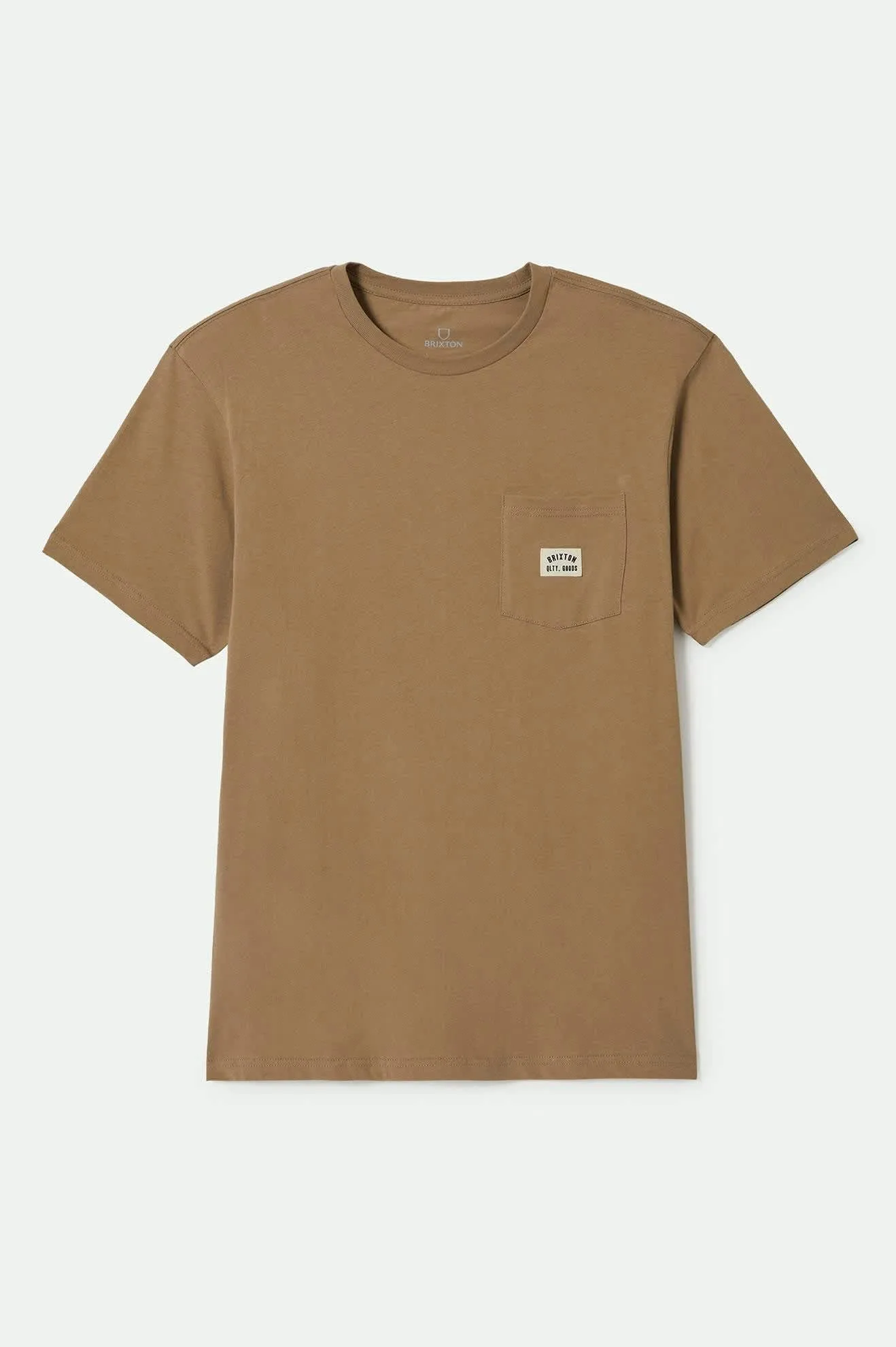 Woodburn S/S Tailored Pocket T-Shirt - Khaki Brixton