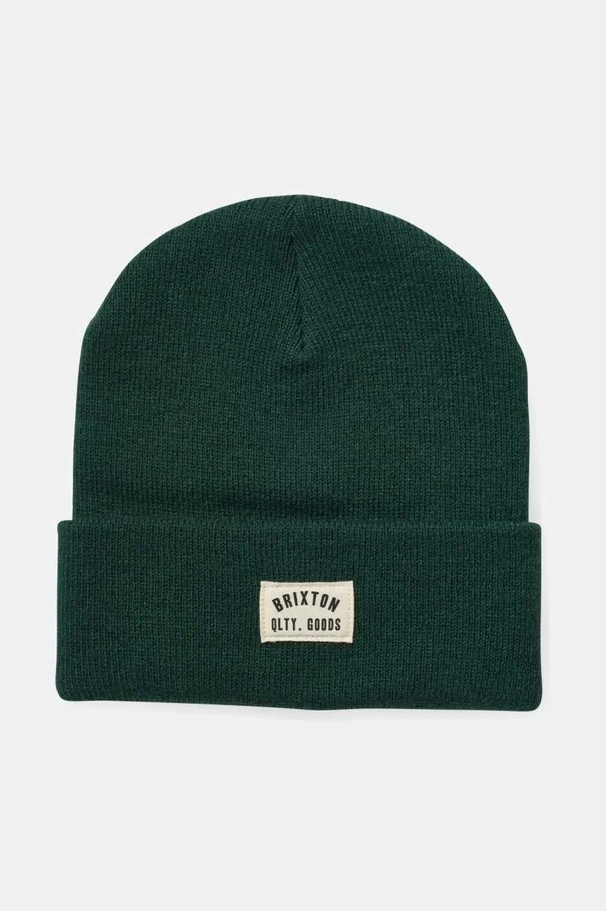 Woodburn Watch Cap Beanie - Emerald Brixton