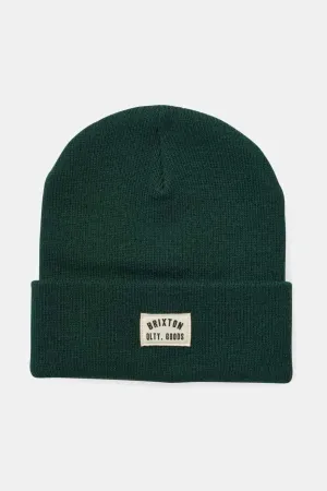 Woodburn Watch Cap Beanie - Emerald Brixton