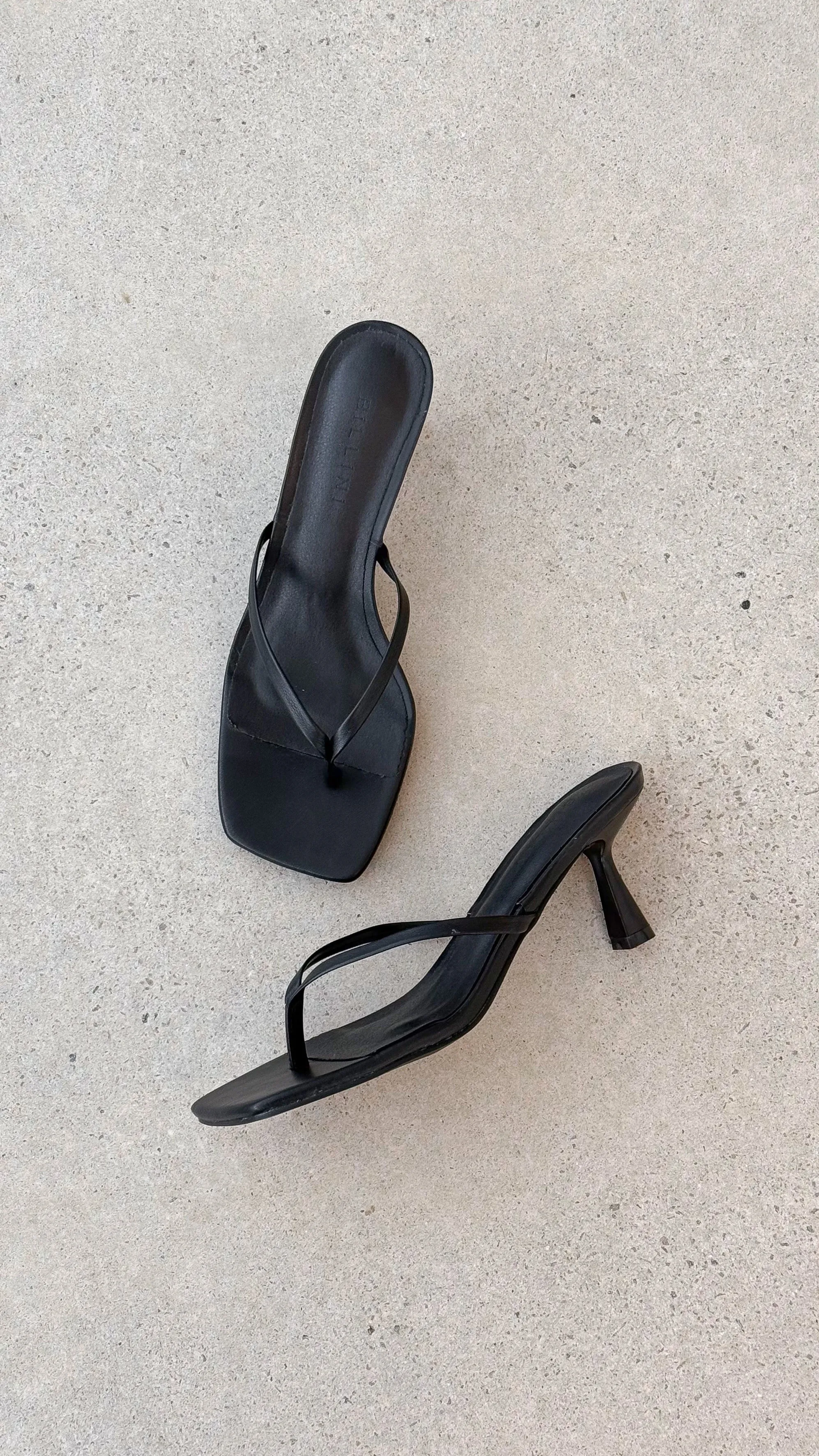 Xami Heel - Black Billy J