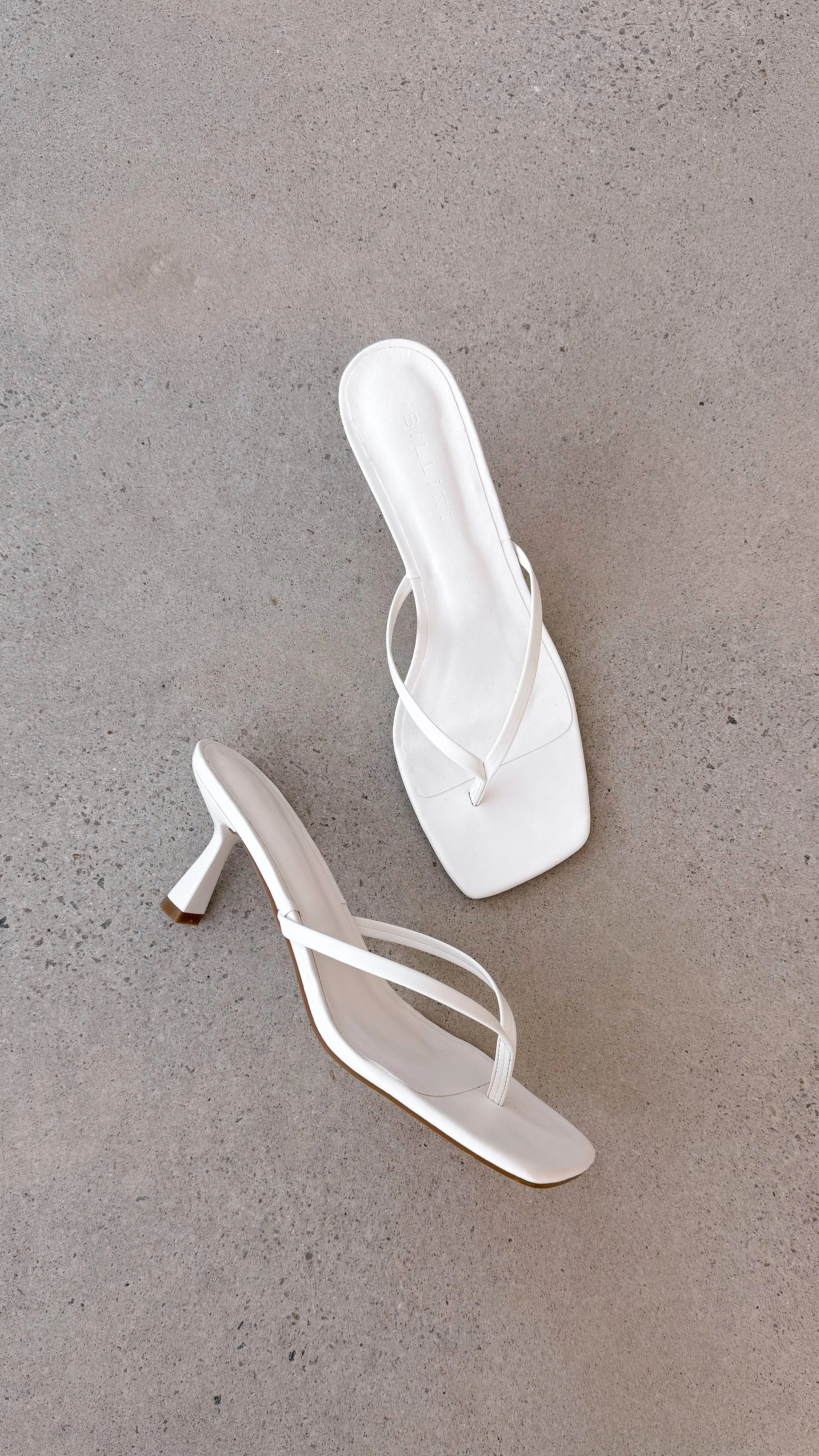 Xami Heel -  White Billy J
