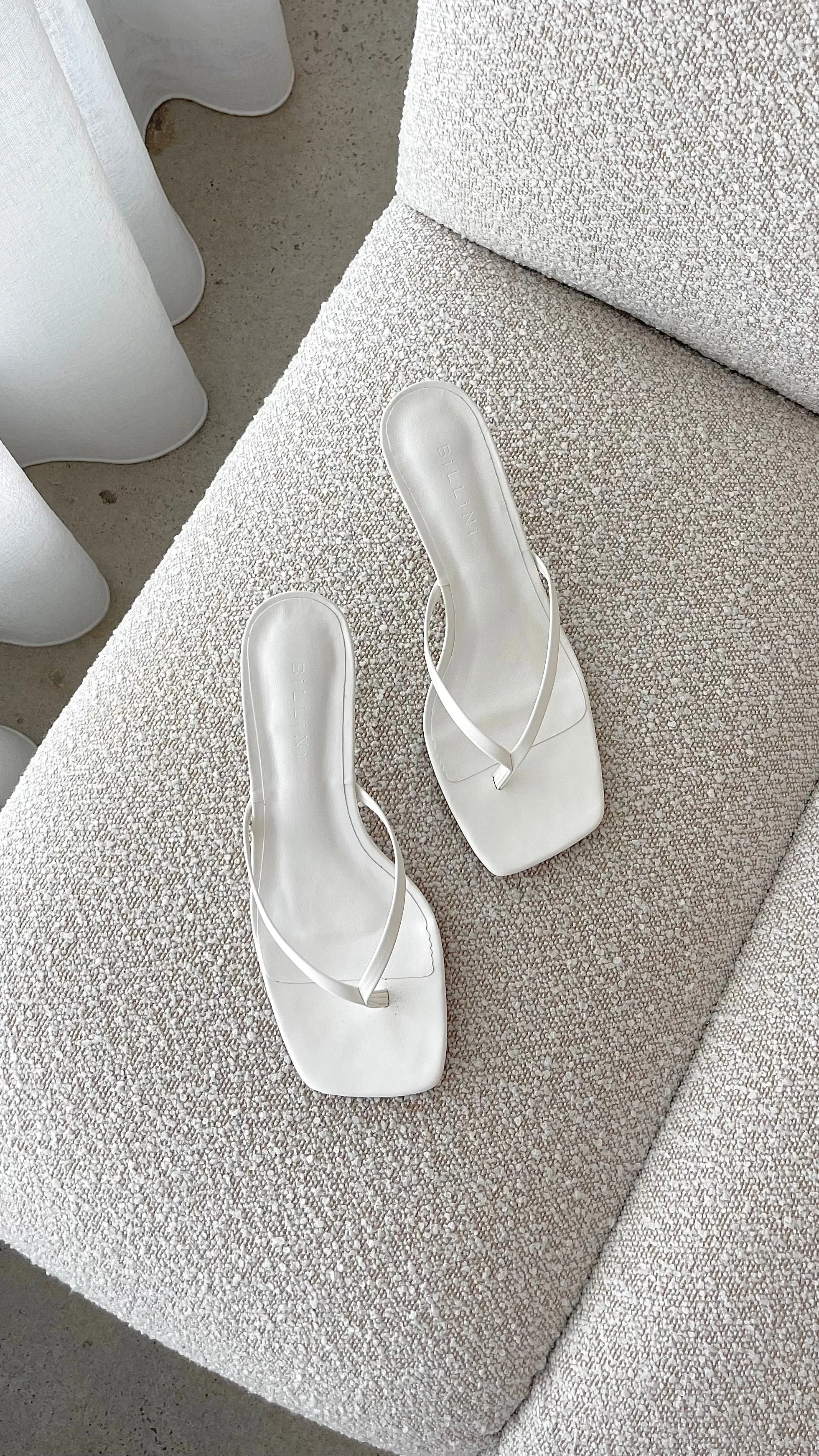 Xami Heel -  White Billy J